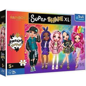 Imagine Puzzle Trefl Junior Super Shape XL Rainbow High, 104 piese