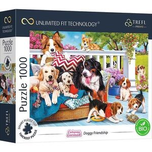 Imagine Puzzle Trefl Prime UFT Cuteness overload, Prietenia catelusilor, 1000 piese
