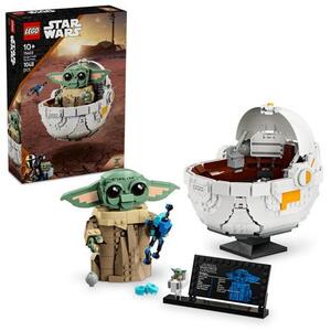 Imagine LEGO® Star Wars TM - Grogu™ cu landoul planor 75403, 1048 piese