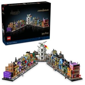 Imagine LEGO® Harry Potter TM - Magazine vrajitoresti pe Aleea Diagon 76444, 2750 piese