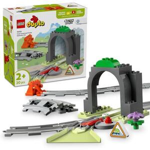 Imagine LEGO® DUPLO - Set de extindere Tunel si sine de cale ferata 10425, 20 piese
