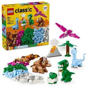 Imagine LEGO® Classic - Dinozauri creativi 11041, 450 piese