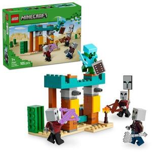 Imagine LEGO® Minecraft - Patrula Illager de desert 21267, 105 piese
