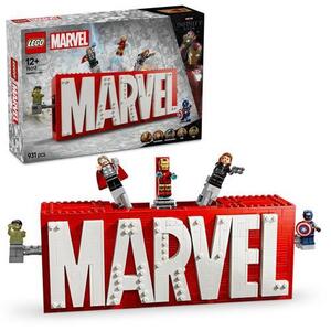 Imagine LEGO® Marvel - Sigla si minifigurine MARVEL 76313, 931 piese