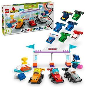 Imagine LEGO® DUPLO - Echipa F1®: Masini si piloti de curse 10445, 70 piese