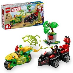 Imagine LEGO® Spidey - Spin si Electro intr-o urmarire cu dino-vehicule 11198, 124 piese