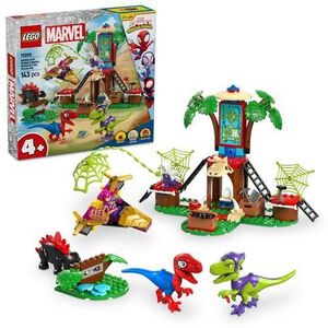 Imagine LEGO® Spidey - Infruntarea dintre dinozaurii Spidey si Gobby la casa-sediu din copac 11200, 143 piese