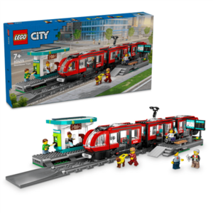Imagine LEGO® City - Statie si tramvai in centrul orasului 60423, 811 piese