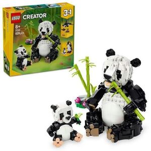 Imagine LEGO® Creator 3 in 1 - Animale salbatice: Familia de ursi panda 31165, 626 piese