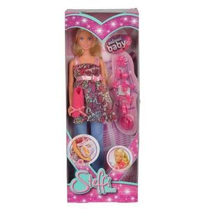 Imagine Papusa Steffi Love cu bebelus