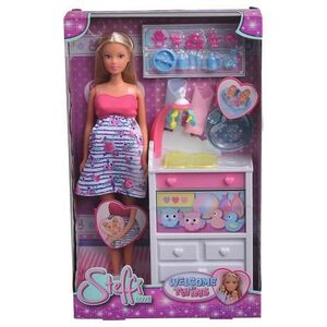 Imagine Papusa Steffi Love Welcome Twins, 29 cm
