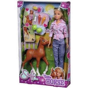 Imagine Papusa Steffi Love Steffi si manzul, 29 cm, cu accesorii