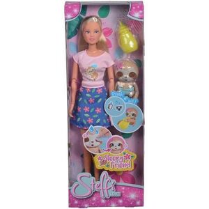Imagine Papusa Steffi Love cu prietenul somnoros, 29 cm