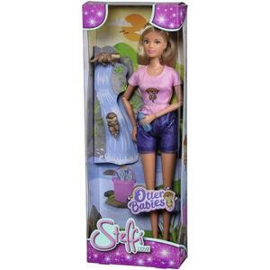 Imagine Papusa Steffi Love Otter Babies, Puii de vidra, 29 cm