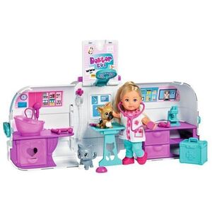 Imagine Set de joaca Evi Love Doctor vet mobile, 12 cm