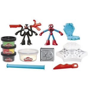 Imagine Set Play-Doh Marvel - Spider-Man, 2 figurine cu lansator si sulita