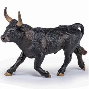 Imagine Figurina Papo - Animale de la ferma, Taur Camargue (Negru)