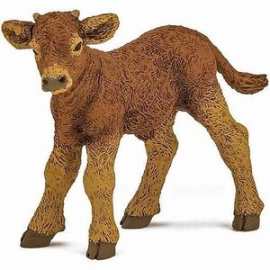 Imagine Figurina Papo - Animale de la ferma, Vitel Limousine
