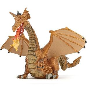 Imagine Figurina Papo - Personaje de basm, Dragon auriu inaripat
