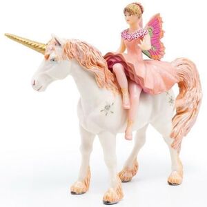 Imagine Figurina Papo - Personaje de basm, Balerina elf si unicorn