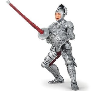 Imagine Figurina Papo - Personaje medievale, Cavaler in armura