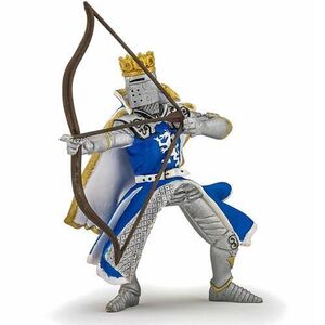 Imagine Figurina Papo - Personaje medievale, Rege dragon cu arc si sageti