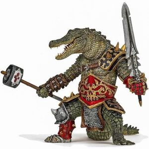 Imagine Figurina Papo - Personaje medievale, Crocodil mutant