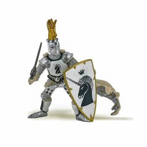 Imagine Figurina Papo - Personaje medievale, Cavalerul unicorn