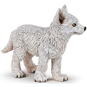 Imagine Figurina Papo - Animale salbatice, Lup polar tanar