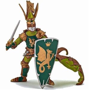 Imagine Figurina Papo - Personaje medievale, Cavalerul dragon