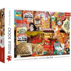 Imagine Puzzle Trefl Pisici si dulciuri, 1000 piese