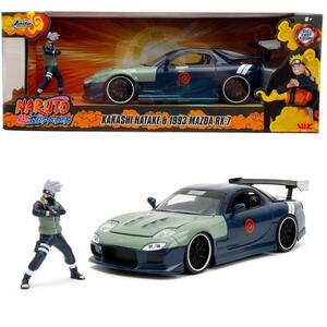 Imagine Masinuta Jada Toys cu figurina Naruto 1995, Mazda RX 7, 1: 24