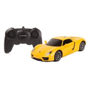 Imagine Masinuta Rastar RC - Porsche 918 Spyder, 1: 24, Galben