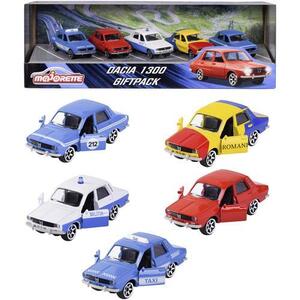 Imagine Set 5 masinute Majorette Dacia 1300 Giftpack, scara 1: 64