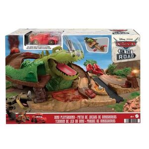 Imagine Set de joaca Disney Cars - Dino, cu masinuta Cave Fulger McQueen