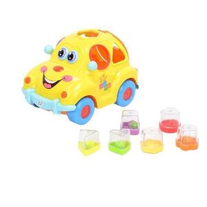 Imagine Jucarie sortare M-Toys - Masinuta cu forme, lumini si sunete