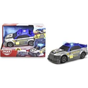 Imagine Masinuta politie Dickie Toys, 15 cm, cu lumini si sunete
