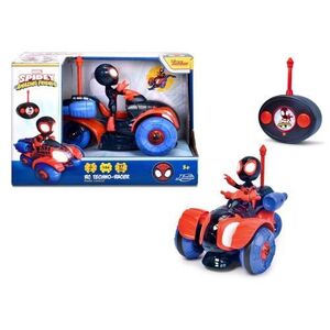 Imagine Masinuta Jada Toys RC - Spidey and his Amazing Friends, Miles Morales Techno Racer 1: 24