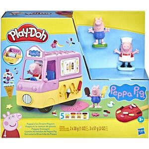 Imagine Set Play-Doh - Peppa Pig, Camionul cu inghetata
