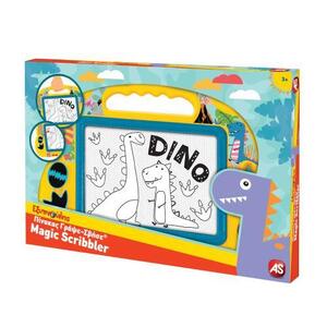 Imagine Tablita magnetica AS - Dinosaur, Magic Scribbler