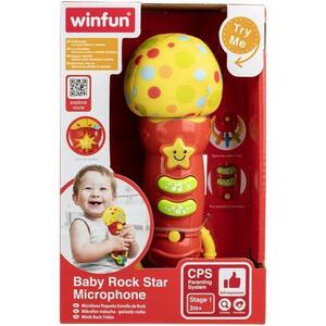 Imagine Jucarie interactiva Winfun - Rock Star Microphone, cu lumini si sunete