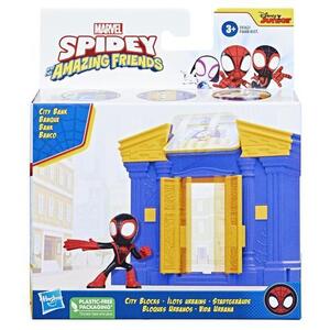 Imagine Set de joaca Spidey and his Amazing Friends - Prietenii Extraordinari, City Bloks, Banca