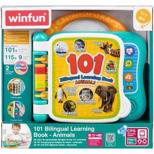 Imagine Jucarie interactiva Winfun - Carticica pentru invatarea animalelor, bilingva