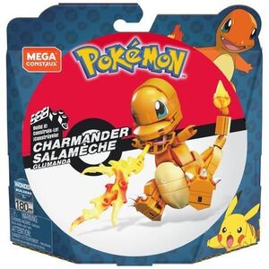 Imagine Set de constructie Pokemon Mega Construx - Charmander, 180 piese