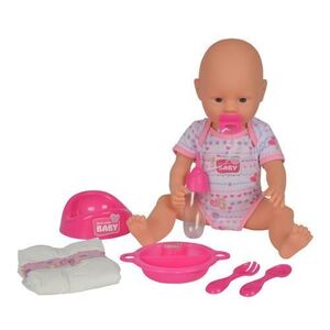 Imagine Papusa bebelus Simba de 38 cm, cu accesorii si care face pipi