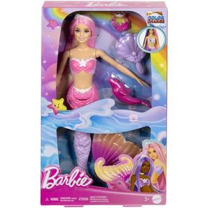 Imagine Papusa Barbie Color Change - Sirena cu par roz