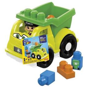 Imagine Set de constructie Mega Bloks - First Builders, Raphy Recycling Truck, 5 piese