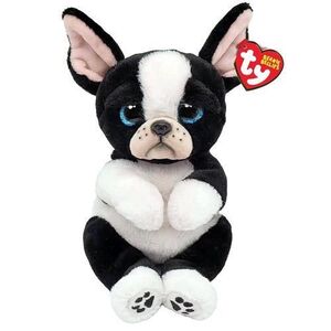 Imagine Plus Ty Beanie Bellies - Catelul Tink, alb negru, 24 cm