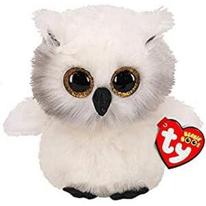Imagine Jucarie de plus TY - Beanie Boos, Bufnita Austin, 24 cm