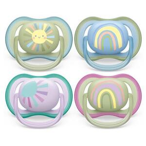 Imagine Set 2 suzete Philips-AVENT SCF085/30 Ultra Air, ortodontice, 0-6 luni